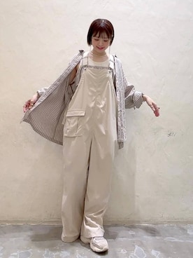 「niko and...（ニコアンド）のアイテム」を使った、みきてぃ24さん（骨格ウェーブ・レディース・158cm）の春コーディネート