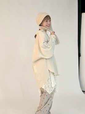 「アイテム（キャミソール、ベージュ系）」を使った、みきてぃ24さん（レディース・158cm）の秋コーディネート