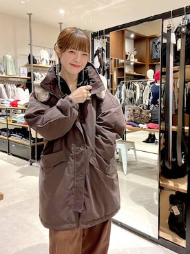 「アイテム（ブルゾン）」を使った、みきてぃ24さん（レディース・158cm）の秋コーディネート