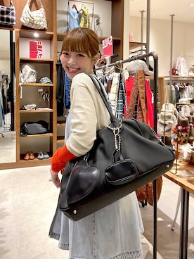 「アイテム（チャーム）」を使った、みきてぃ24さん（レディース・158cm）の冬コーディネート