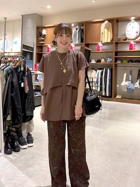 「niko and...（ニコアンド）のアイテム」を使った、みきてぃ24さん（レディース・158cm）の夏コーディネート