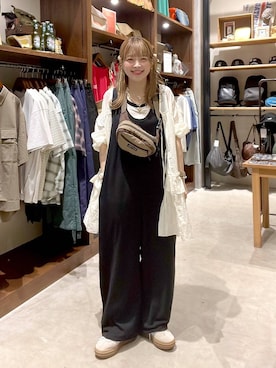 「アイテム（アクセサリー）」を使った、みきてぃ24さん（レディース・158cm）の春コーディネート