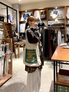 「niko and...（ニコアンド）のホヅホヅルーズジャケット（テーラードジャケット）」を使った、みきてぃ24さん（レディース・158cm）の秋コーディネート