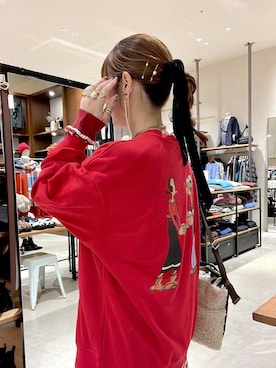 「アイテム（ヘアピン）」を使った、みきてぃ24さん（レディース・158cm）の冬コーディネート