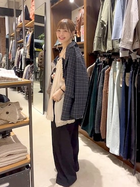 「アイテム（ブルゾン）」を使った、みきてぃ24さん（レディース・158cm）の秋コーディネート