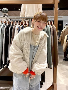 パッチワークボアブルゾンを使った人気ファッションコーディネート - WEAR