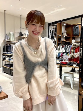 「アイテム（キャミソール）」を使った、みきてぃ24さん（レディース・158cm）の冬コーディネート