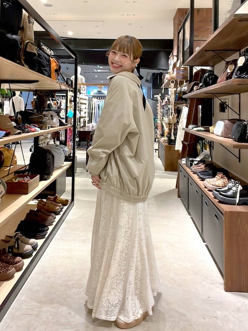 ななこ☆Drawe☆ リバーシブル ジレコート ネイビー ベージュ 36 niko and サンエー浦添西海岸パルコシティみきてぃ24さんのブルゾン