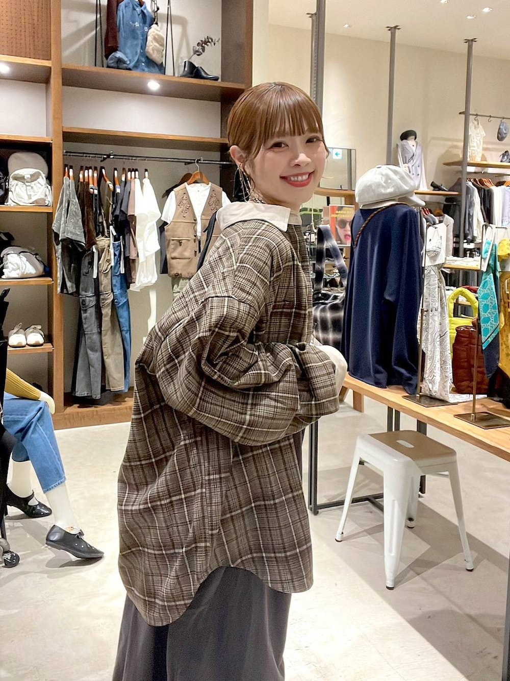 ポケットZIPジャンパースカートを使った人気ファッション
