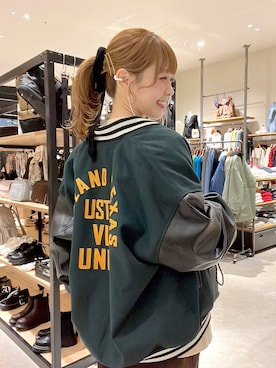 「アイテム（ヘアピン）」を使った、みきてぃ24さん（レディース・158cm）の冬コーディネート