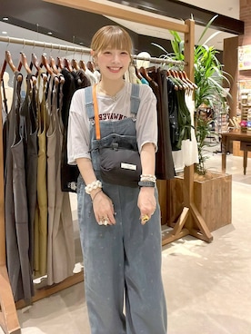 「niko and...（ニコアンド）のアイテム（トートバッグ）」を使った、みきてぃ24さん（レディース・158cm）の秋コーディネート