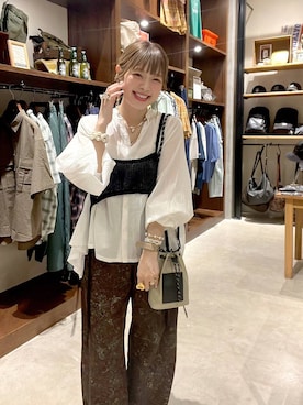 「niko and...（ニコアンド）のアイテム」を使った、みきてぃ24さん（レディース・158cm）の春コーディネート