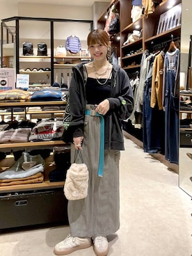 「JEANASIS（ジーナシス）のアイテム」を使った、みきてぃ24さん（レディース・158cm）の秋コーディネート