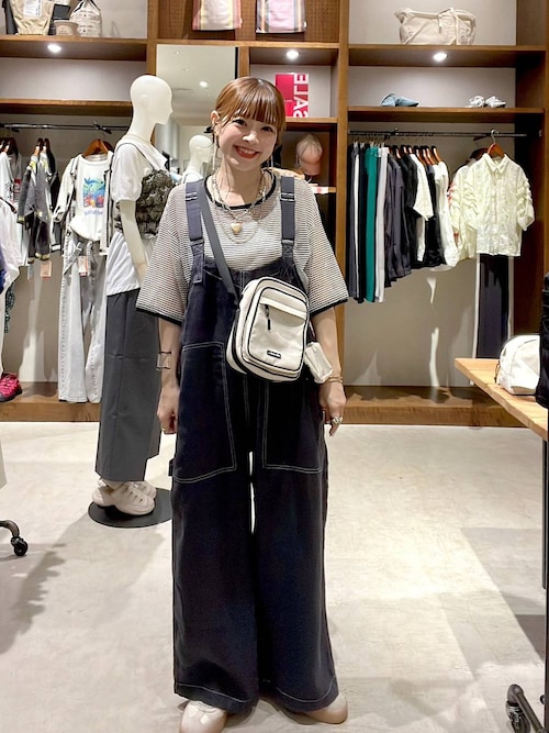 セール】FINEリネンツイルサロペット（サロペット/オーバーオール