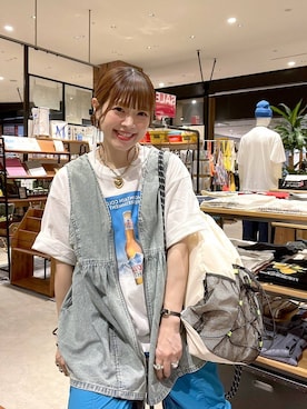 「アイテム（バックパック/リュック）」を使った、みきてぃ24さん（レディース・158cm）の夏コーディネート
