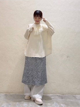 「niko and...（ニコアンド）のアイテム（ブーツ）」を使った、みきてぃ24さん（骨格ウェーブ・レディース・158cm）の冬コーディネート