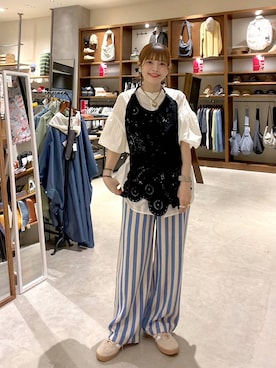 「niko and...（ニコアンド）のアイテム」を使った、みきてぃ24さん（レディース・158cm）の夏コーディネート
