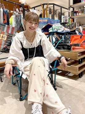 「ネックレス」｜みきてぃ24さん（レディース・158cm）の春コーディネート