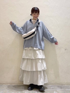 「niko and...（ニコアンド）のアイテム（ブーツ）」を使った、みきてぃ24さん（骨格ウェーブ・レディース・158cm）の冬コーディネート