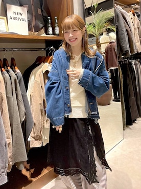「niko and...（ニコアンド）のアイテム（バレッタ/ヘアクリップ）」を使った、みきてぃ24さん（レディース・158cm）の冬コーディネート