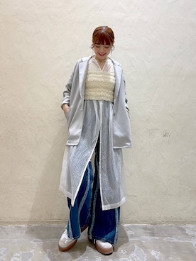 「niko and...（ニコアンド）のアイテム（ジャケット/アウター）」を使った、みきてぃ24さん（骨格ウェーブ・レディース・158cm）の秋コーディネート
