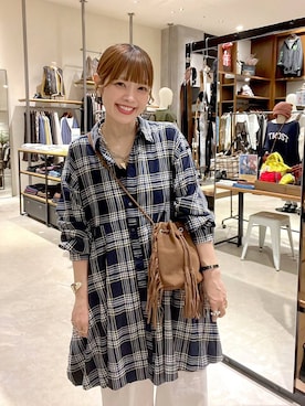 「niko and...（ニコアンド）のアイテム」を使った、みきてぃ24さん（レディース・158cm）の秋コーディネート