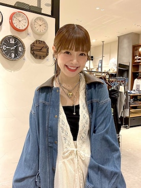 「ママコーデ」｜「アイテム（ジャケット/アウター）」を使った、みきてぃ24さん（レディース・158cm）の夏コーディネート