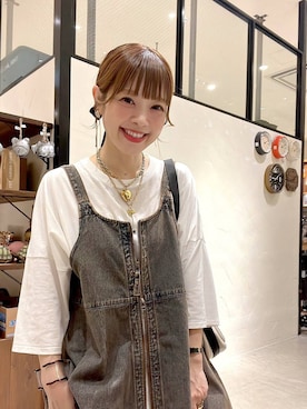 「niko and...（ニコアンド）のアイテム」を使った、みきてぃ24さん（レディース・158cm）の夏コーディネート