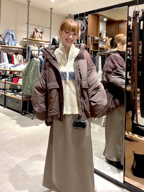 セール】フェザー&ラインZIPカーディガン（カーディガン/ボレロ