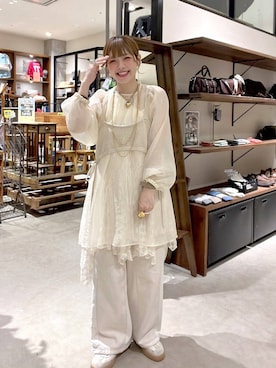 「studio CLIP（スタディオクリップ）のアイテム」を使った、みきてぃ24さん（レディース・158cm）の春コーディネート