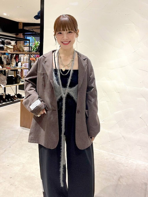 セール】【WILLIAM B.ELIOTT】フェザーニットキャミ（キャミソール