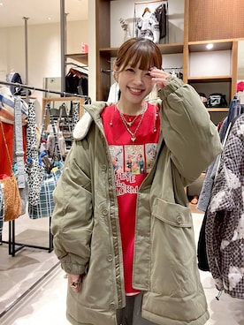 「niko and ...」｜「アイテム（ブルゾン）」を使った、みきてぃ24さん（レディース・158cm）の冬コーディネート