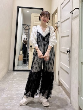 「niko and...（ニコアンド）のアイテム（ワンピース/ドレス）」を使った、みきてぃ24さん（骨格ウェーブ・レディース・158cm）の春コーディネート