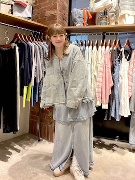 「niko and...（ニコアンド）のアイテム（バレッタ/ヘアクリップ）」を使った、みきてぃ24さん（レディース・158cm）の冬コーディネート