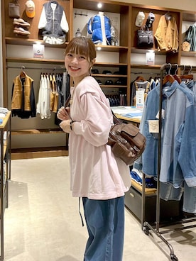 「niko and...（ニコアンド）の【NKJ 2025AW】REMAKE BARREL DENIM（デニムパンツ）」を使った、みきてぃ24さん（レディース・158cm）の夏コーディネート