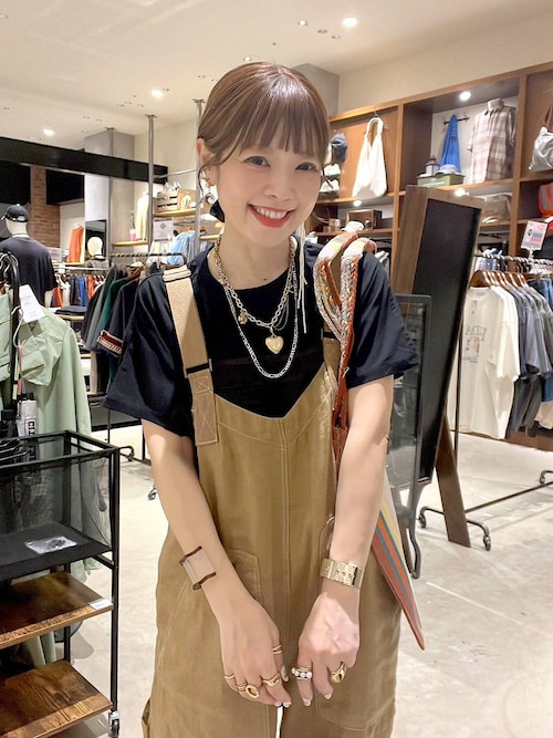 niko and ｜FINEリネンツイルサロペット | Rakuten Fashion