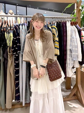 「niko and...（ニコアンド）のアイテム」を使った、みきてぃ24さん（レディース・158cm）の春コーディネート