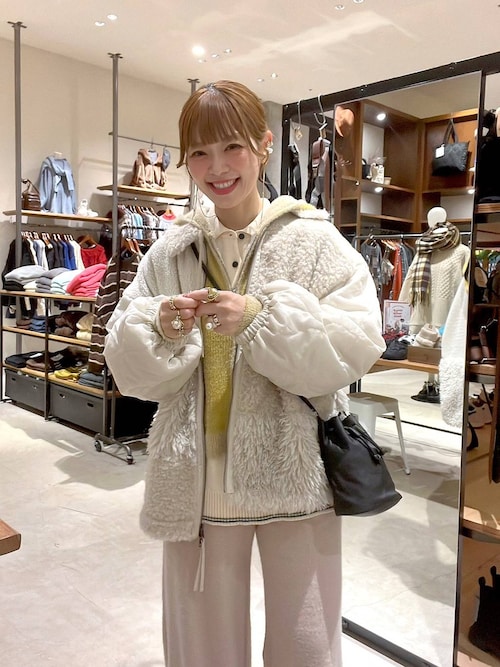 セール】ラインニットポロ（ニット/セーター）｜niko and