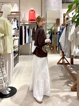 「ネックレス」｜みきてぃ24さん（レディース・158cm）の春コーディネート