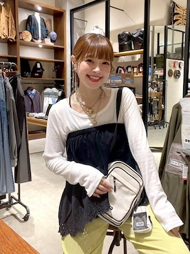 「niko and...（ニコアンド）のアイテム」を使った、みきてぃ24さん（レディース・158cm）の夏コーディネート