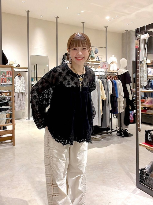 niko and...(ニコアンド)＊サイドレースイージーパンツ＊新品黒M MODE NORM CORE]】サイドレースイージーパンツ（その他パンツ