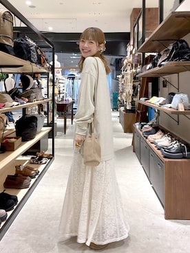 「niko and...（ニコアンド）のアイテム（バレッタ/ヘアクリップ）」を使った、みきてぃ24さん（レディース・158cm）の春コーディネート