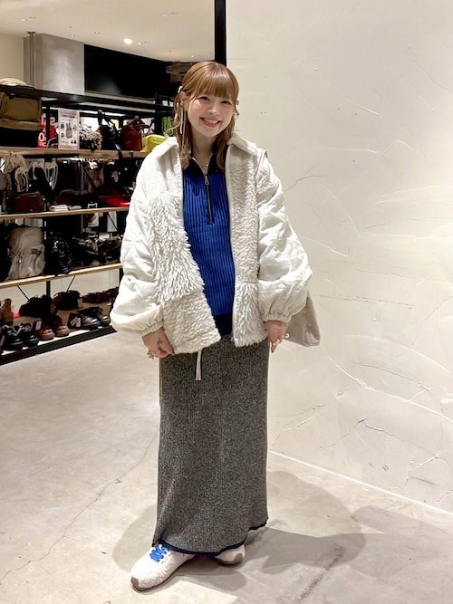 セール】パッチワークボアブルゾン（ブルゾン）｜niko and