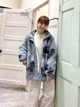 「niko and...（ニコアンド）のアイテム（ジャケット/アウター）」を使った、みきてぃ24さん（骨格ウェーブ・レディース・158cm）の秋コーディネート