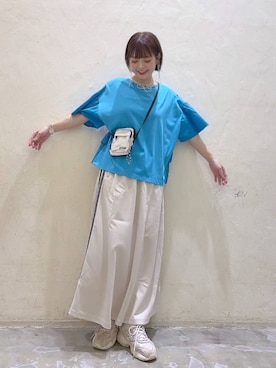 「niko and...（ニコアンド）のアイテム」を使った、みきてぃ24さん（骨格ウェーブ・レディース・158cm）の春コーディネート