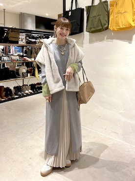 「JEANASIS（ジーナシス）のアイテム」を使った、みきてぃ24さん（レディース・158cm）の秋コーディネート