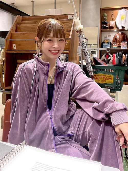 semantic design ベロア ファーダッフル ボルドー お兄系 intheattic