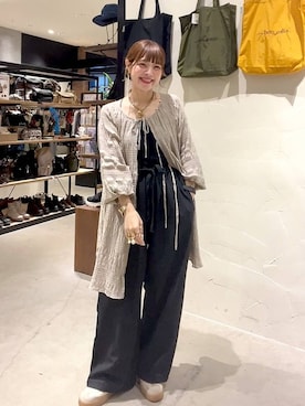 「アイテム（アナログ腕時計）」を使った、みきてぃ24さん（レディース・158cm）の秋コーディネート