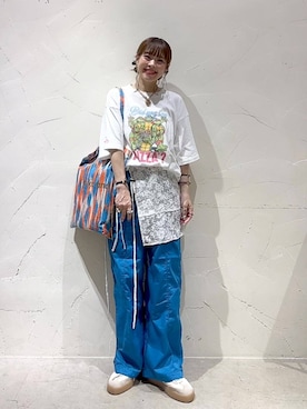 「niko and...（ニコアンド）のアイテム」を使った、みきてぃ24さん（レディース・158cm）の夏コーディネート