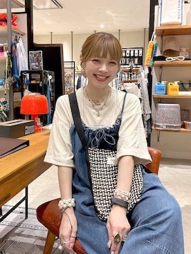 「アイテム（アンクレット）」を使った、みきてぃ24さん（レディース・158cm）の夏コーディネート